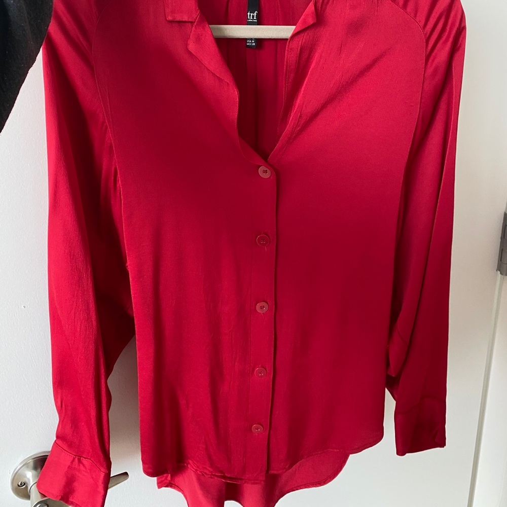 Red Zara Blouse